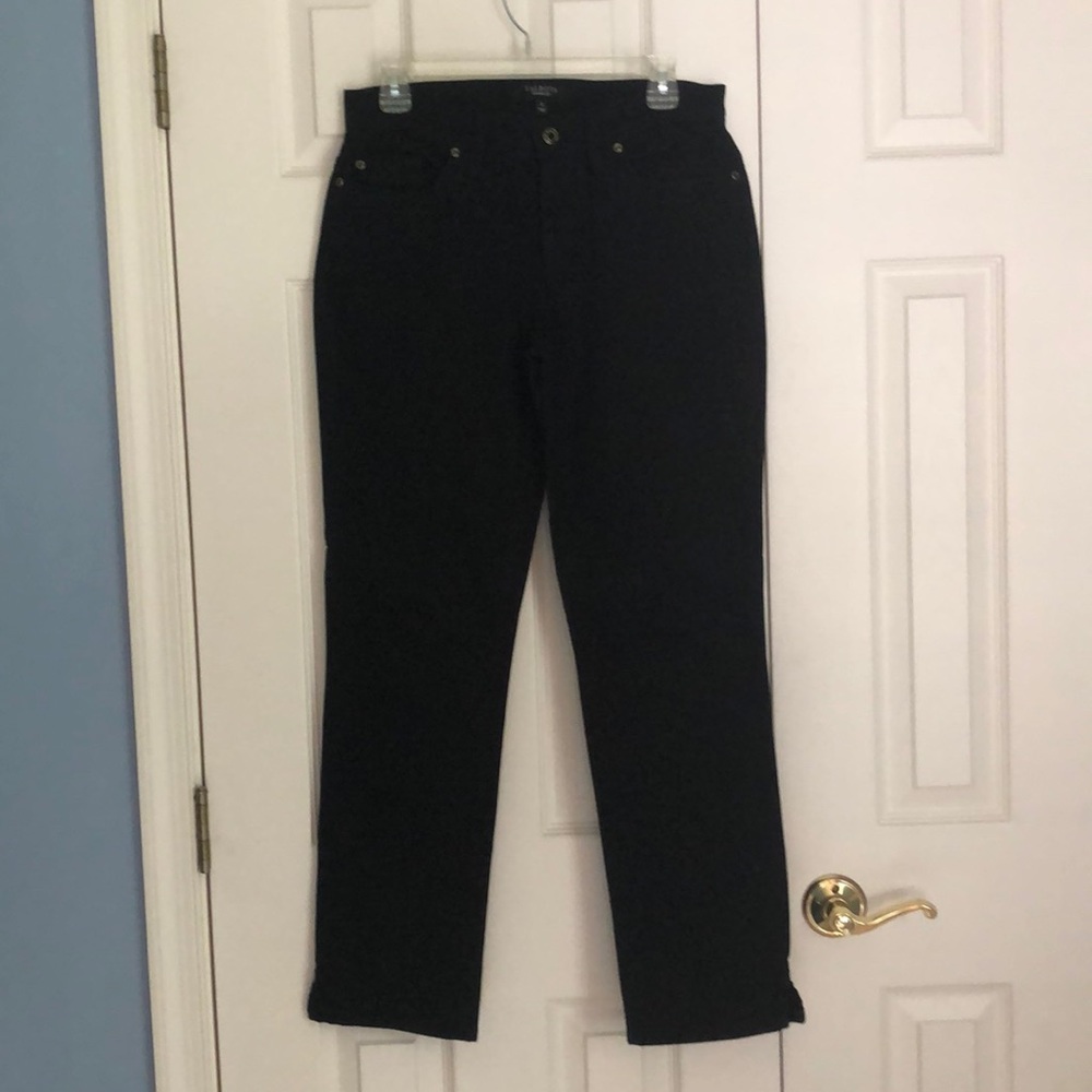 Talbot’s straight cut black jeans